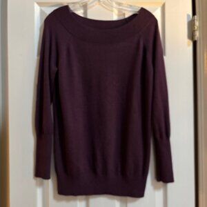 Like New LOFT Plum Sweater - M
